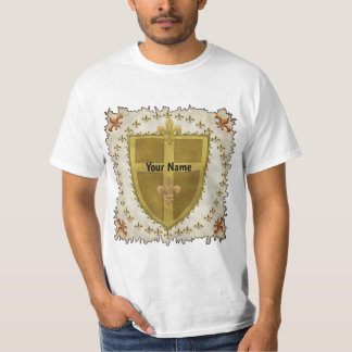 T-shirt Fleur Blason de Famille Nom de Famille