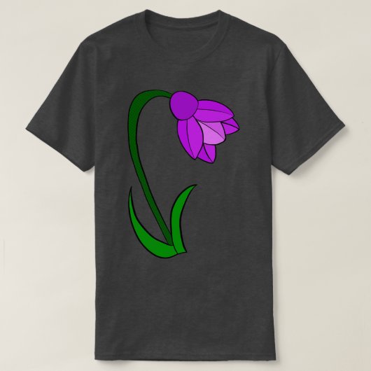 T-shirt Fleur bleue (Design devant)
