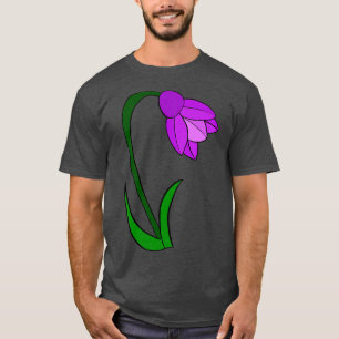T-shirt Fleur bleue