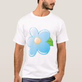T-shirt Fleur bleue (Devant)