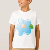 T-shirt Fleur bleue (Devant)