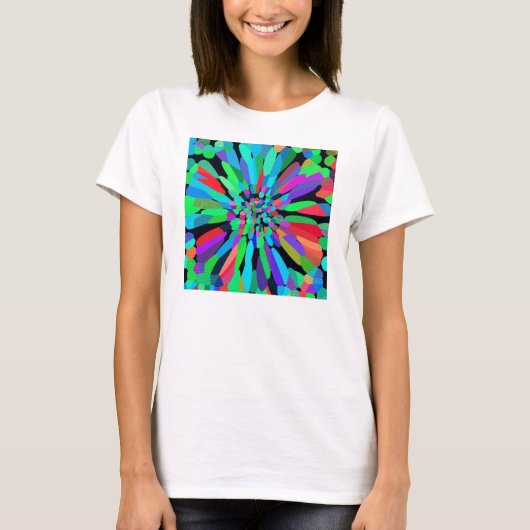 T-shirt Fleur bleue (Devant)