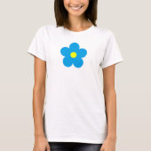 T-shirt Fleur bleue (Devant)
