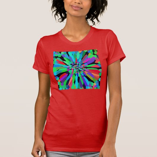 T-shirt Fleur bleue (Devant)