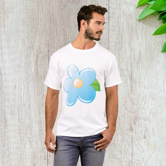 T-shirt Fleur bleue