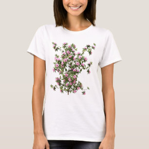 T-shirt Fleur botanique de rhododendron