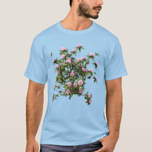 T-shirt Fleur botanique de rhododendron