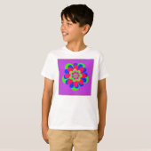 T-shirt Fleur brillante (Devant entier)