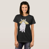 T-shirt Fleur Casquette Bunny (Devant entier)