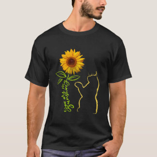 T-shirt Fleur Chat Chat Chat Soleil