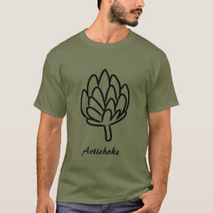 T-shirt Fleur comestible végétale d'artichauts d'articha