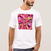 T-shirt Fleur Confetti Rose (Devant)