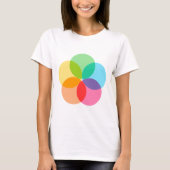 T-shirt Fleur couleur (Devant)