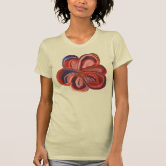 T-shirt fleur couleur