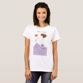 T-shirt Fleur Créative : Que Son Imagination S'Épanouisse (Devant entier)