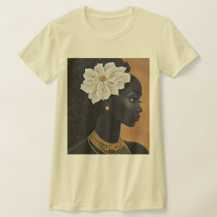 T-shirt Fleur dans les cheveux