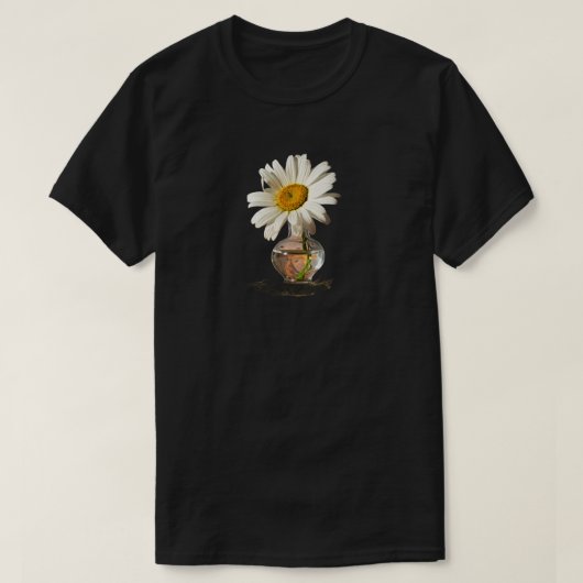 T-shirt Fleur dans un pot (Design devant)