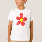 T-shirt Fleur d'art pop - Customisé (Devant)