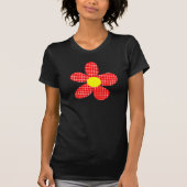 T-shirt Fleur d'art pop - Customisé (Devant)