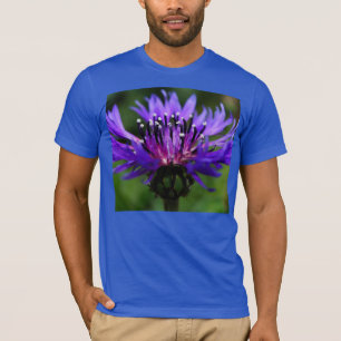 T-shirt Fleur de Bleuet Fleurit Paix Amour Destinée