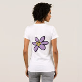 T-shirt Fleur de boule de polo de l'eau - conception 2 (Dos entier)
