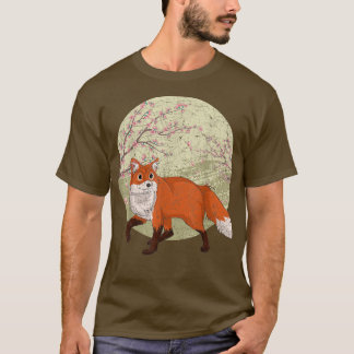 T-shirt Fleur de cerisier de la forêt Sakura Fleur mignonn