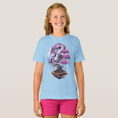 T-shirt Fleur de cerisier dragon (Devant entier)