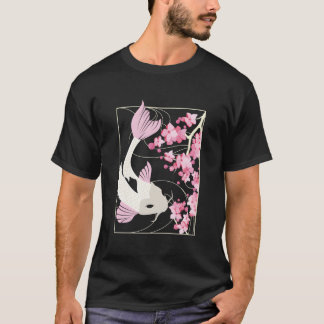 T-shirt Fleur de Cerisier I Poisson Japonais I Carpe Koi