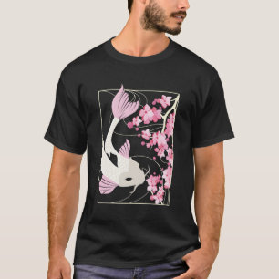 T-shirt Fleur de cerisier I Poisson japonais I Koi Carp