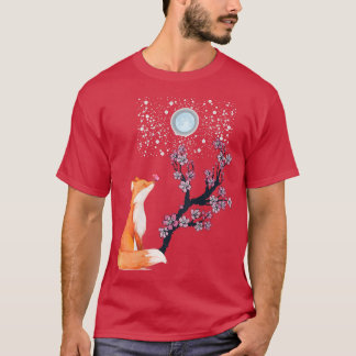 T-shirt Fleur de cerisier Sakura Arbres japonais Kaw