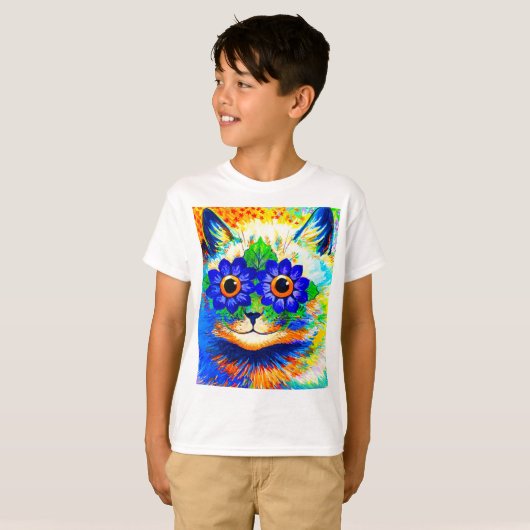 T-shirt Fleur de chat (Devant entier)