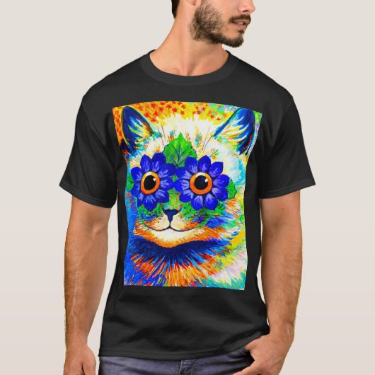 T-shirt Fleur de chat (Devant)