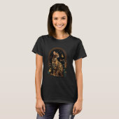 T-shirt Fleur de chat bengali (Devant entier)