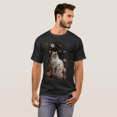 T-shirt Fleur de chat sibérien (Devant entier)