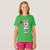 T-shirt Fleur de chats (Devant entier)