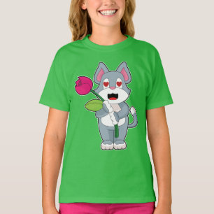 T-shirt Fleur de chats