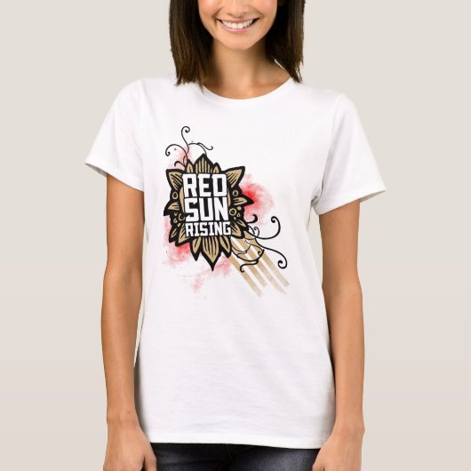 T-shirt Fleur de fille de RSR (Devant)