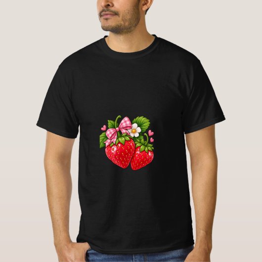 T-Shirt Fleur de Fraise (Devant)