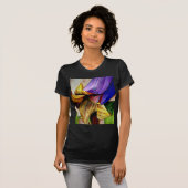 T-shirt Fleur de Fritillaire peinture originale aquarelle (Devant entier)