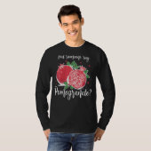 T-shirt Fleur de fruits P de graines de jus de grenade (Devant entier)