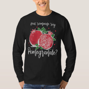 T-shirt Fleur de fruits P de graines de jus de grenade