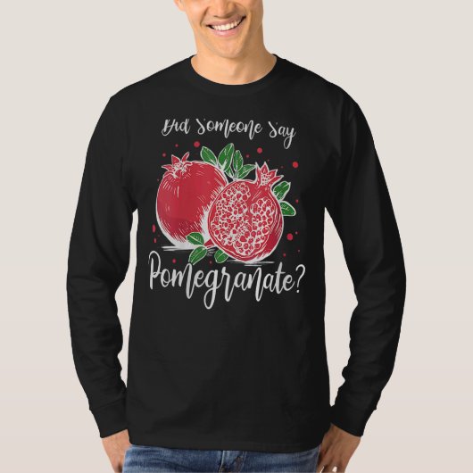 T-shirt Fleur de fruits P de graines de jus de grenade (Devant)