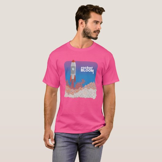 T-shirt Fleur de fusée (Devant entier)