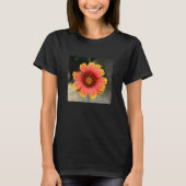 T-shirt Fleur de Gaillardia couleur vive (Devant)