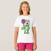 T-shirt Fleur de grenouille (Devant entier)