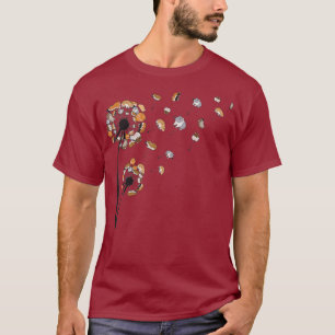 T-shirt Fleur de hamster Dandelion Chemise mignonne Arbre 