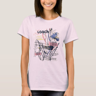 T-shirt Fleur de jardin abstrait Bloom Vintage Chaos sauva