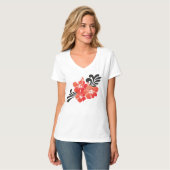 T-shirt Fleur de ketmie d'Hawaï (Devant entier)