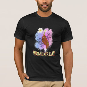 T-shirt Fleur de la Journée des femmes 8 mars