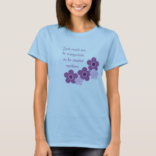 T-shirt Fleur de la mère de Dieu, Lavande